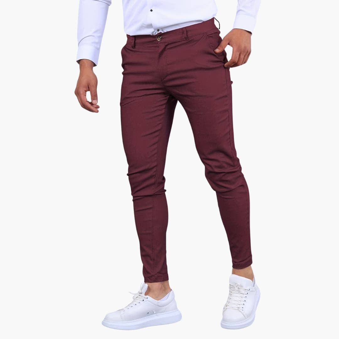 Heren Broek | Slimfit | Smalle Pijpen | Zomer