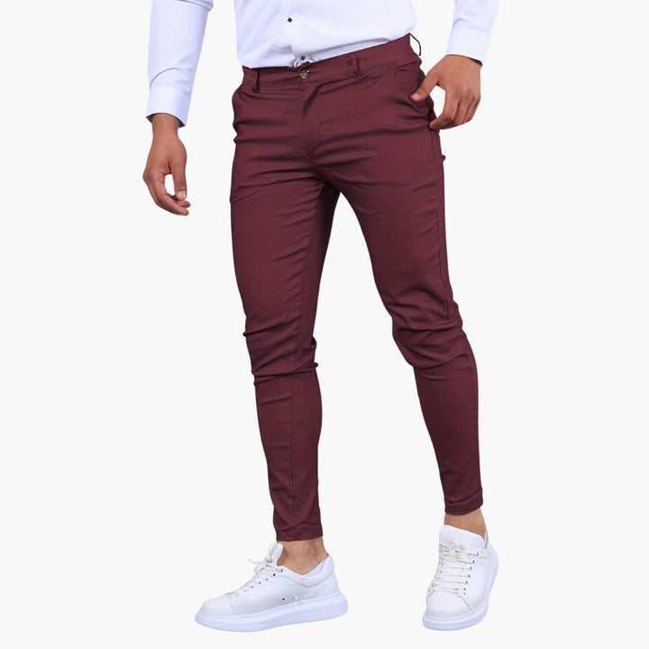 Heren Broek | Slimfit | Smalle Pijpen | Zomer