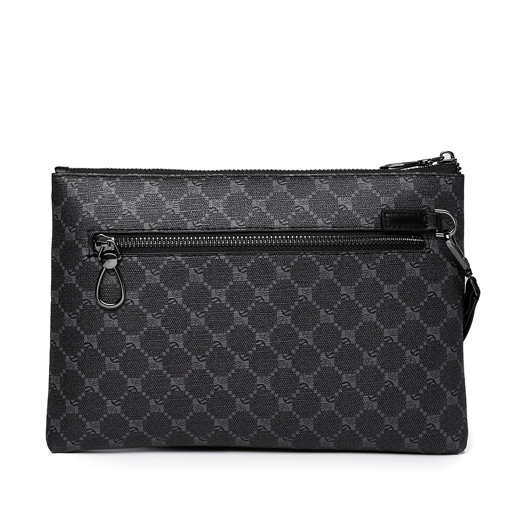 Heren Clutch | PU Leer | Compact & Modieus | Zwart handtas