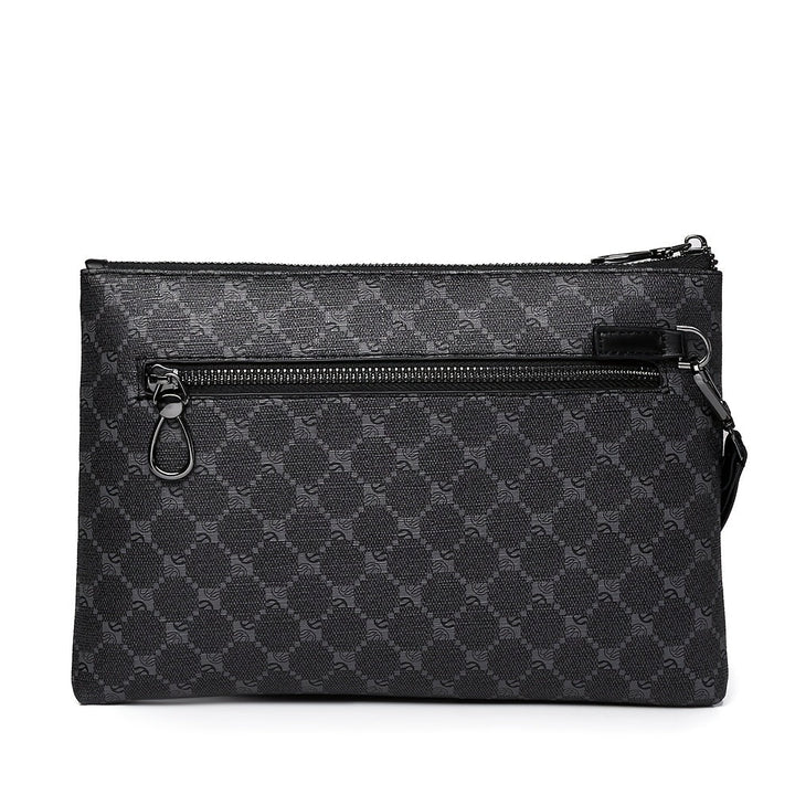 Heren Clutch | PU Leer | Compact & Modieus | Zwart handtas