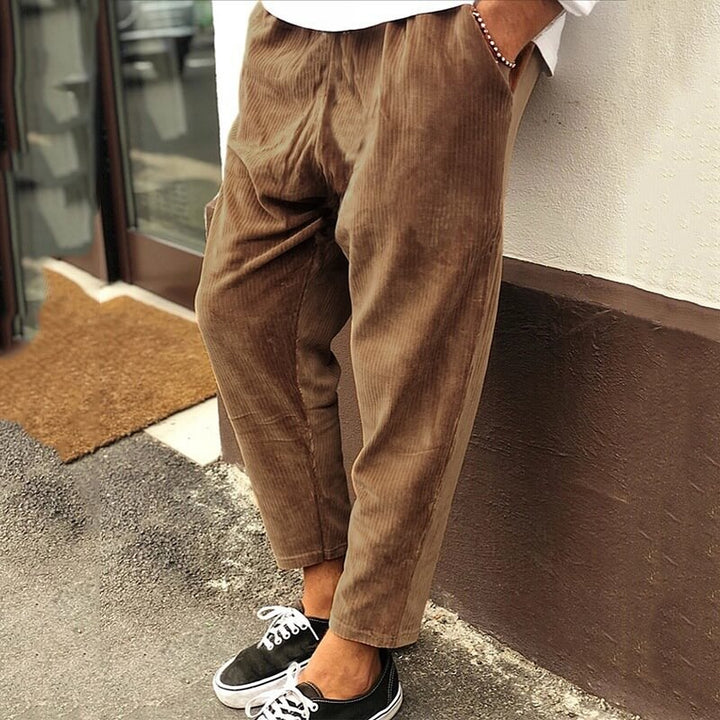 Heren Broek | Straight | Trekkoord | Zomer
