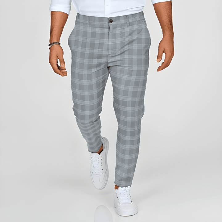 Broeken Heren | Geruite Broek | Vintage Streetwear | Slanke pasvorm
