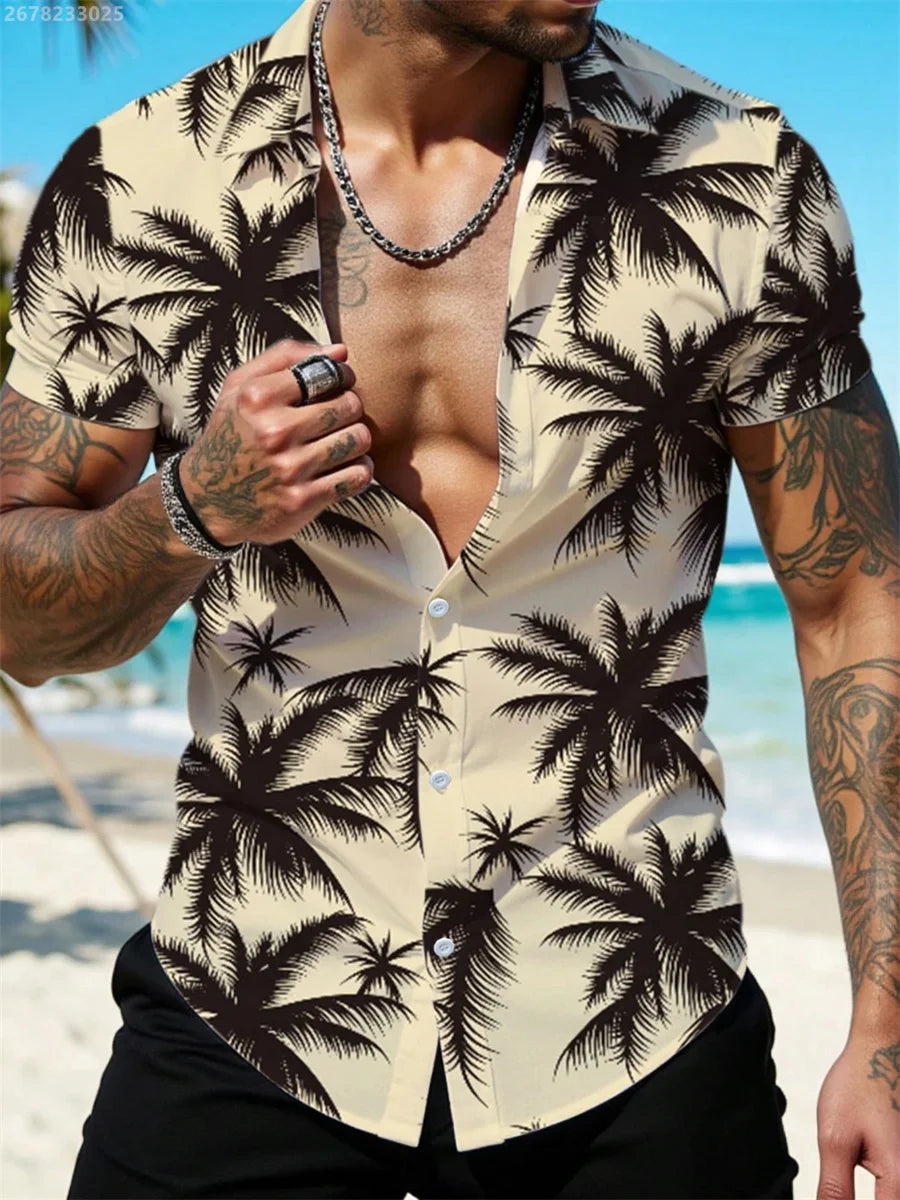 Heren Shirt | Slimfit | Met Knoopjes | Zomer