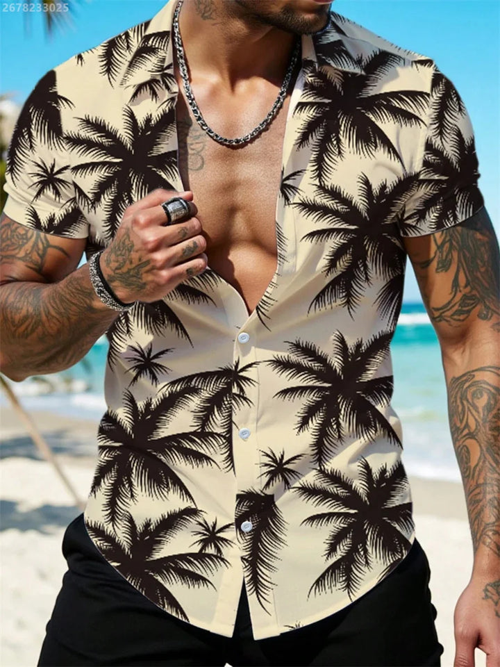 Heren Shirt | Slimfit | Met Knoopjes | Zomer