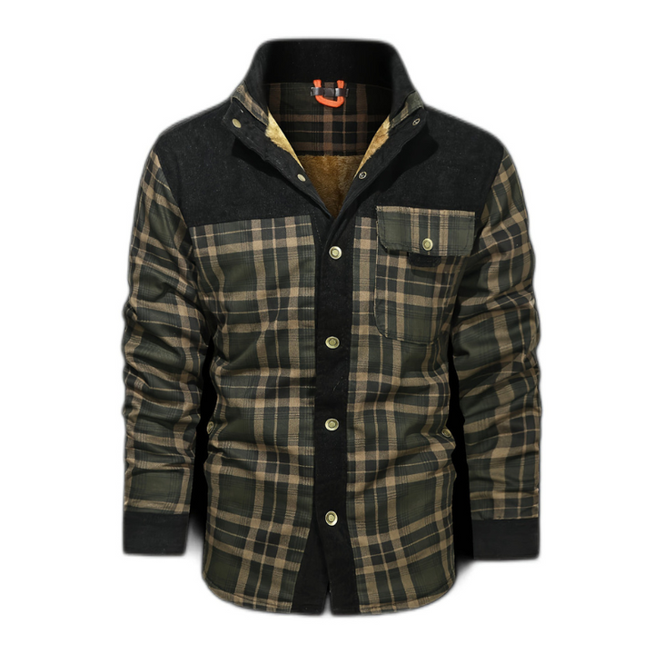 Winterjas Heren | Geruit Design | Warm & Casual Look