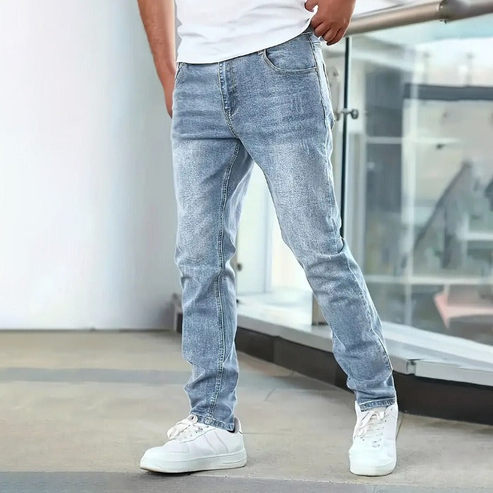 Heren Jeans | Klassiek Design | Flared Broek | Medium Stretch Denim