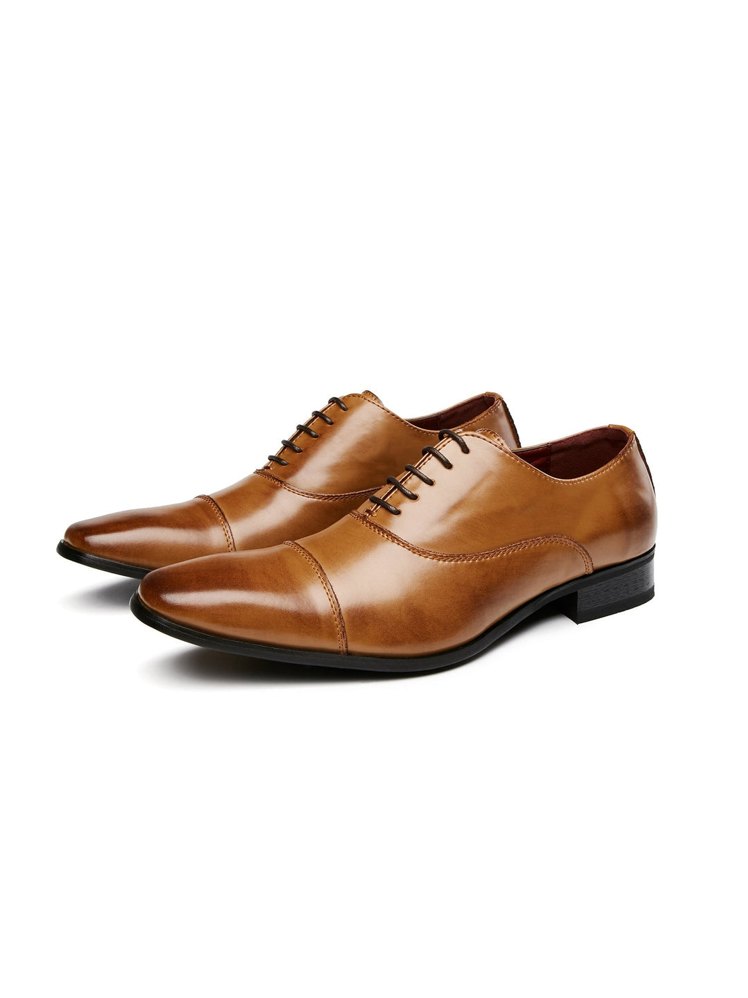 Heren Veterschoenen | Echt Leer | Gepolijste Afwerking & Klassiek Design | Formeel & Comfortabel