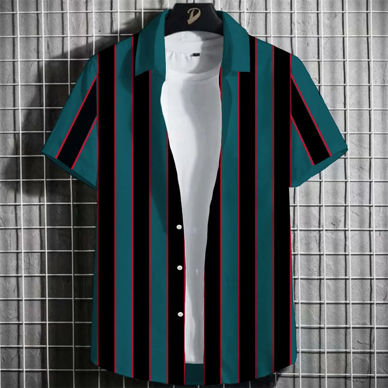 Heren Shirt | Vintage | Met Knoopjes | Zomer