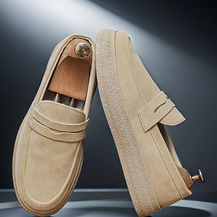 Heren Instappers | Modern & Comfortabel | Slip-On Stijl met Rubberen Zool | PU Leer