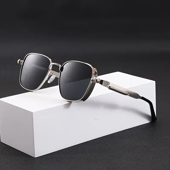 Heren Zonnebril | Aviator Design | Gepolariseerde Lenzen | UV400 Bescherming | Metalen Frame