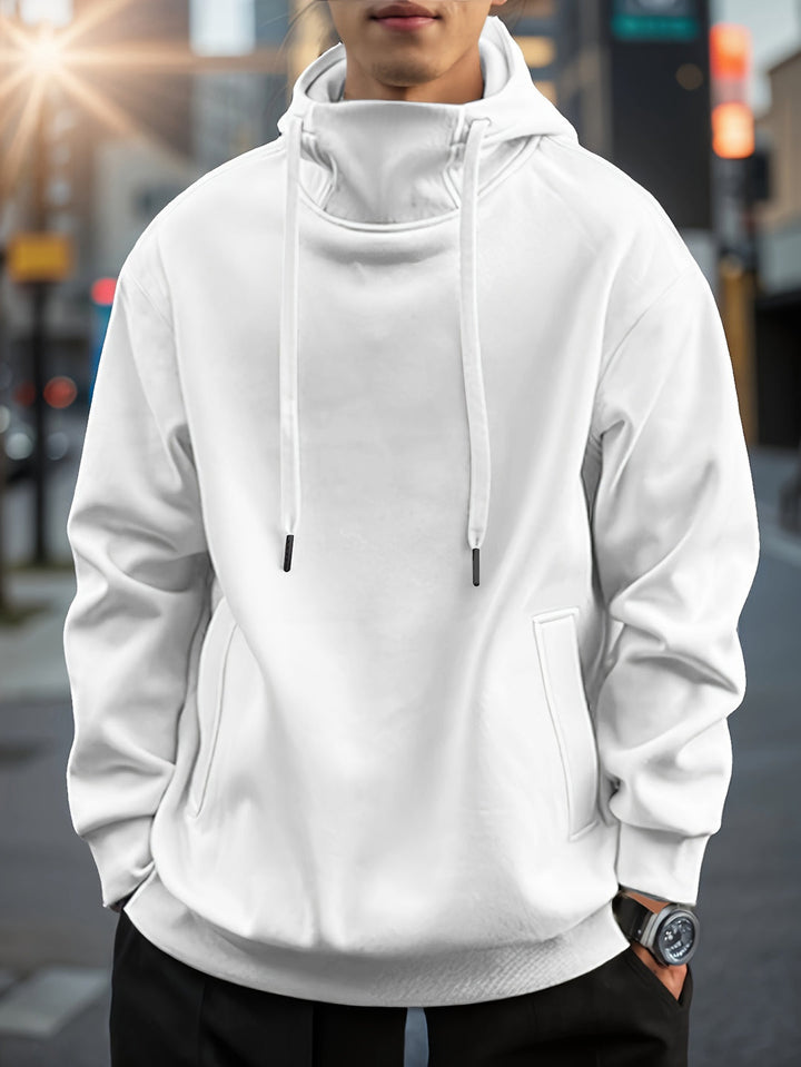 Heren Hoodie | Oversized & Comfortabel | Trekkoord & Lange Mouwen | Effen Kleur