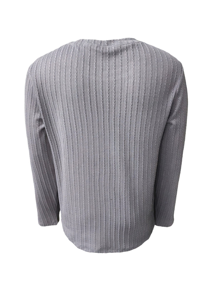 Heren T-shirt | Slim Fit & Stretch | Lange Mouwen | Voor Najaar & Winter