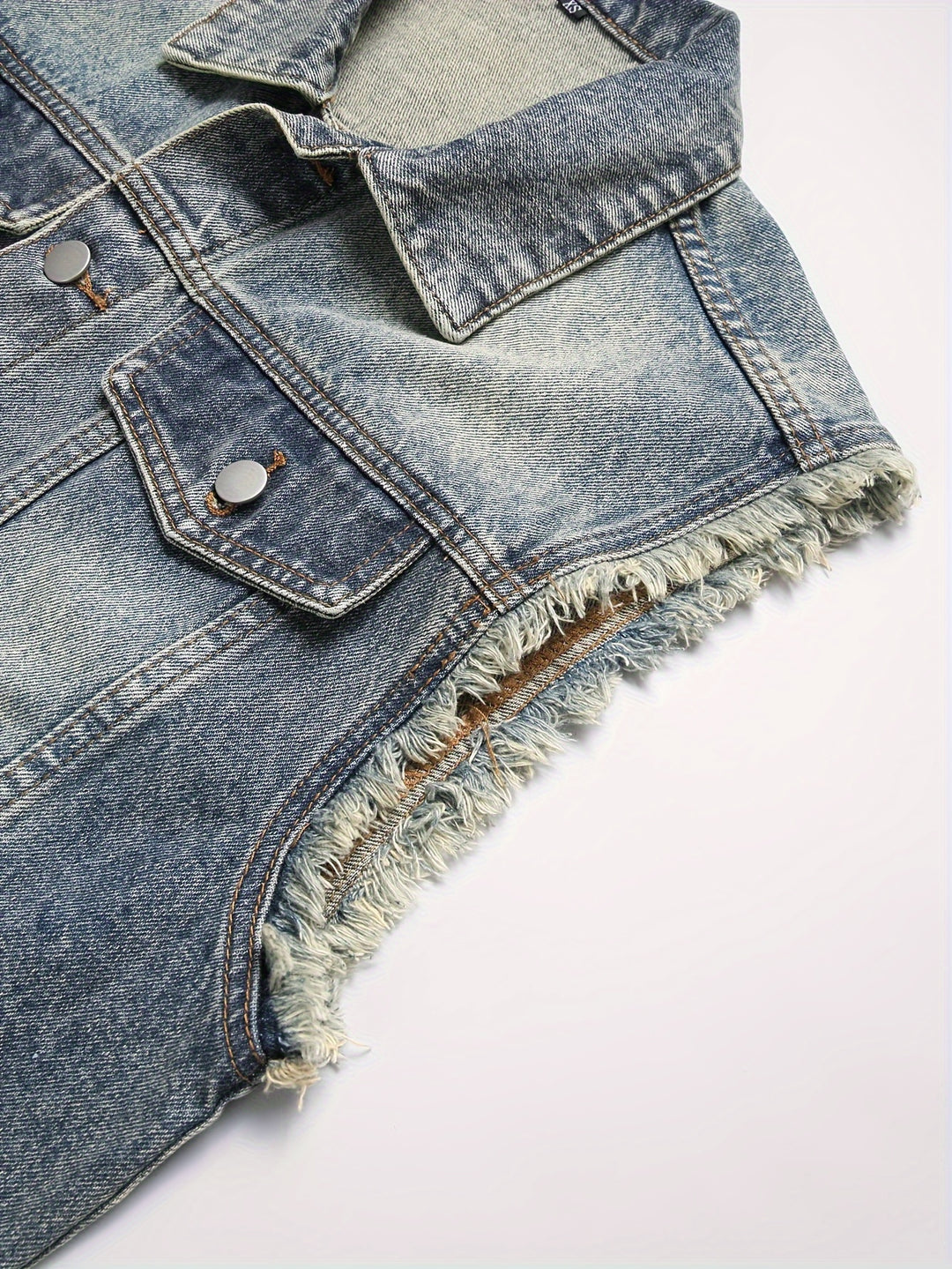 Heren deminvest | Regular Fit Mouwloos Denimvest | Casual Zomeroutfit