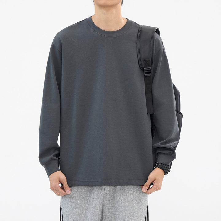 Heren T-shirt | Premium Katoen | Lange Mouwen | Casual & Ademend | Lente