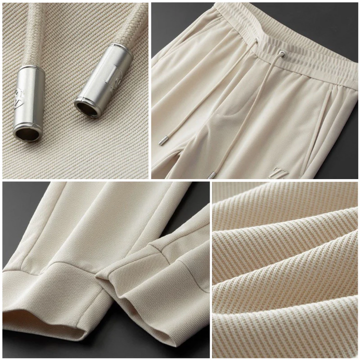 Luxe zijden joggerbroek voor heren met ultiem comfort en moeiteloze elegantie | Xavi
