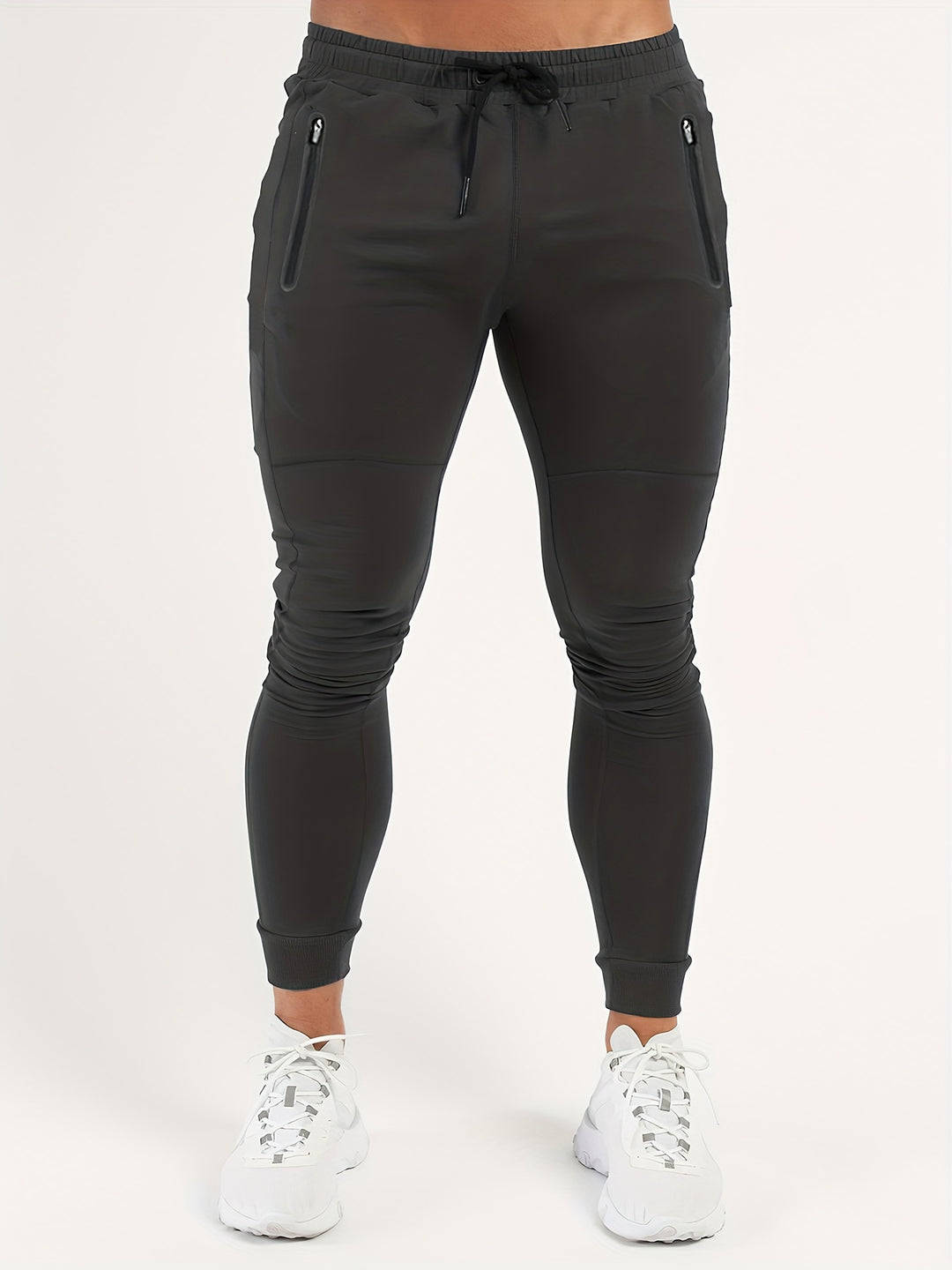 Heren Sportbroek | Effen Kleur & Stretch | Casual & Training | Voor Alle Seizoenen