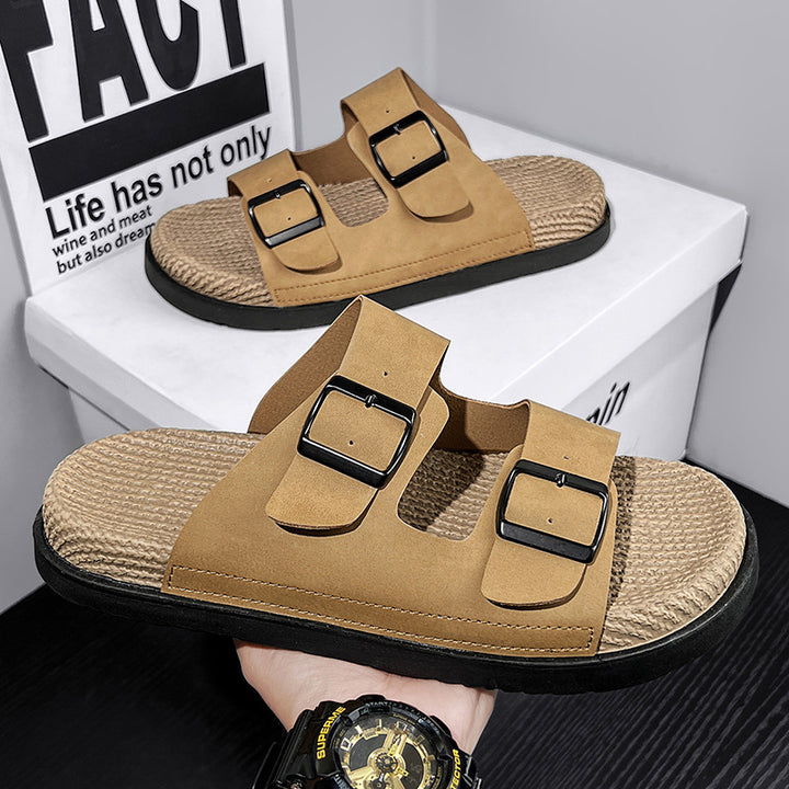 Heren Sandalen | Open Teen & Gesp | Ademend & Antislip | EVA Zool voor Strand & Water