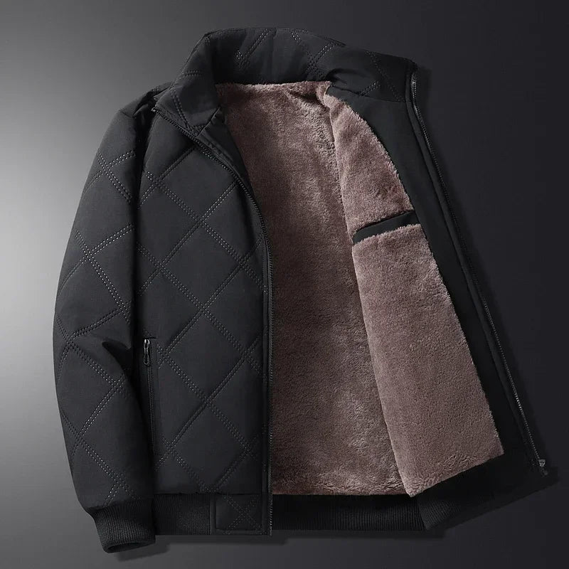 Trendy en elegante winter fleece jas voor heren met ultieme warmte en stijl | Daniël