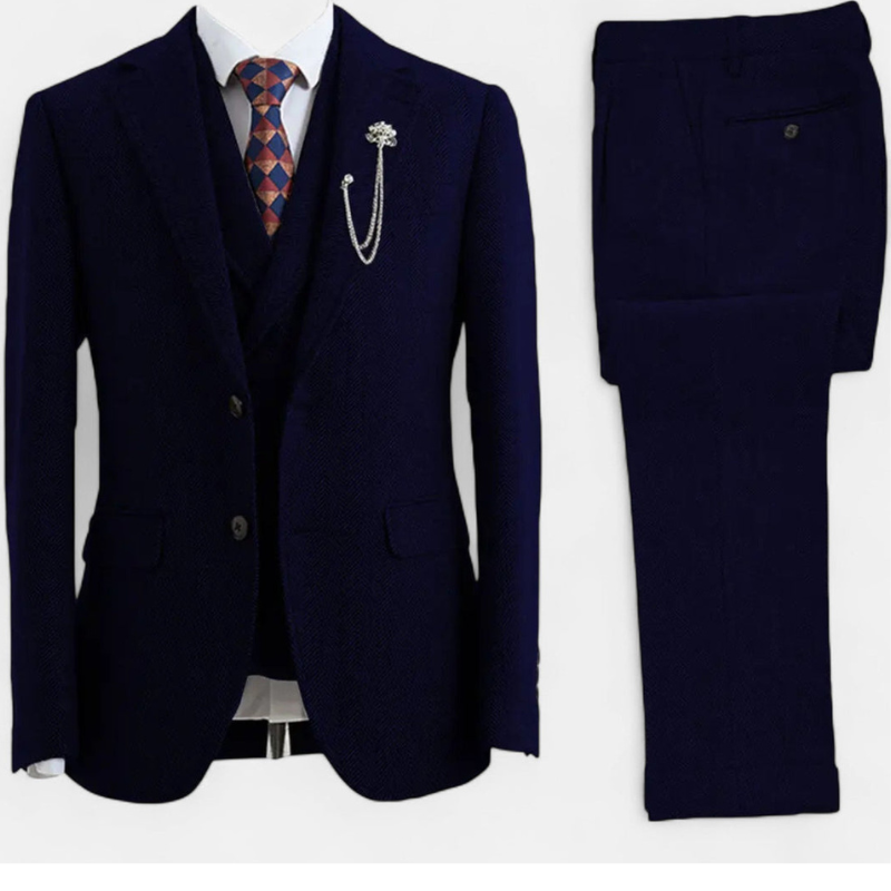 Heren Set | Elegant | Getailleerd Met Knopen | Lente