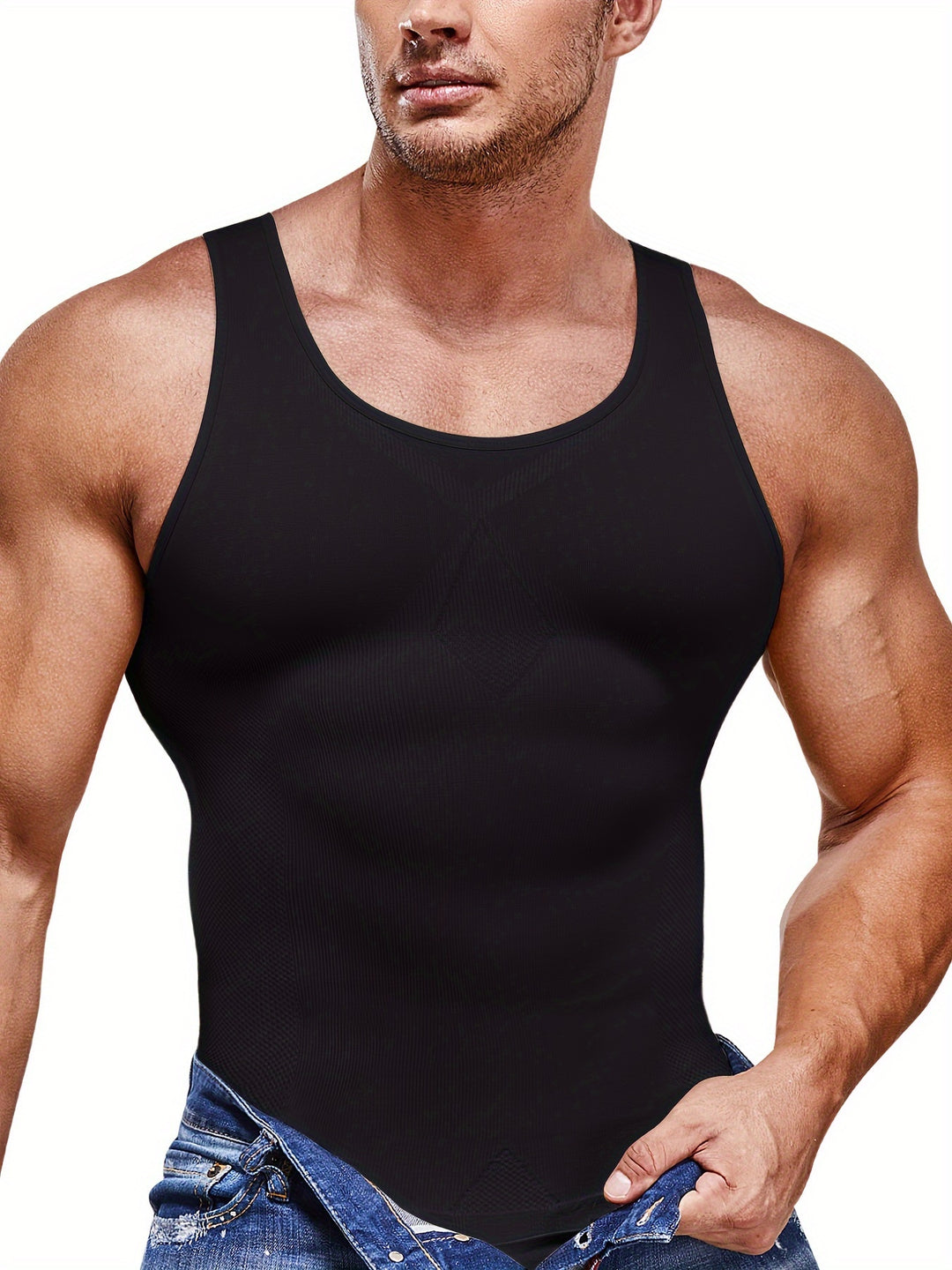 Heren Tops | Slimfit | Brede Bandjes | Zomer