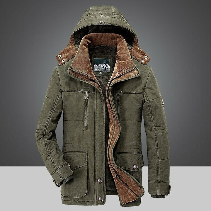Winterjas Heren | Warme Outdoor Jas met Zakken
