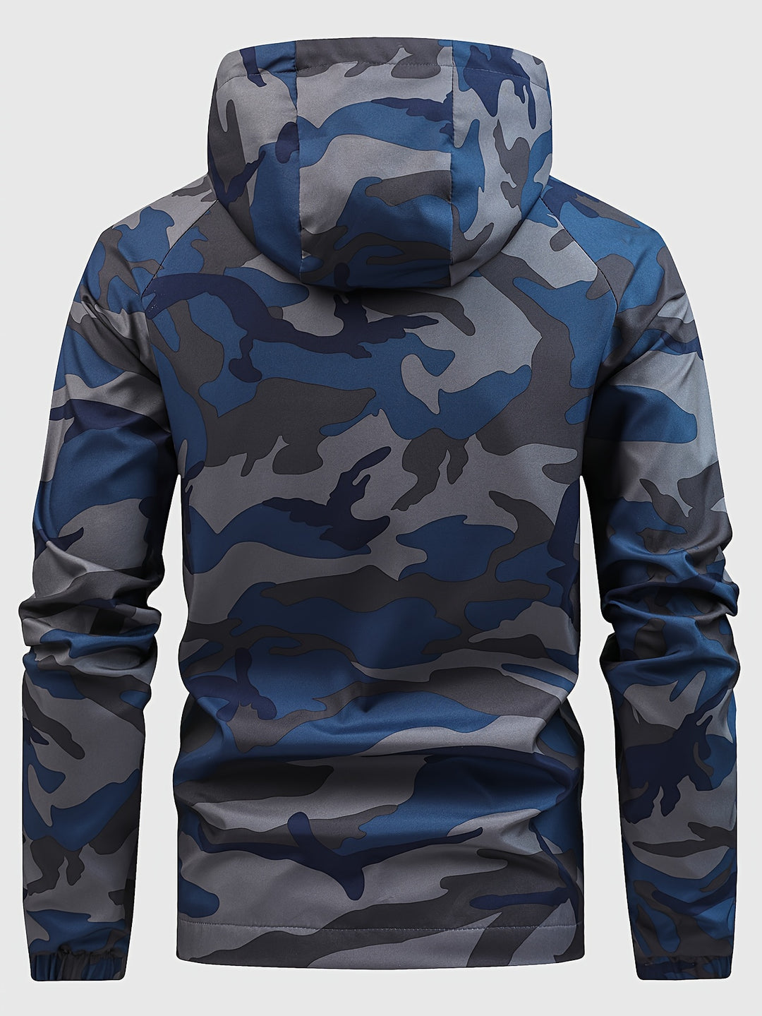 Heren Windjack | Camouflageprint & Capuchon | Duurzaam & Functioneel