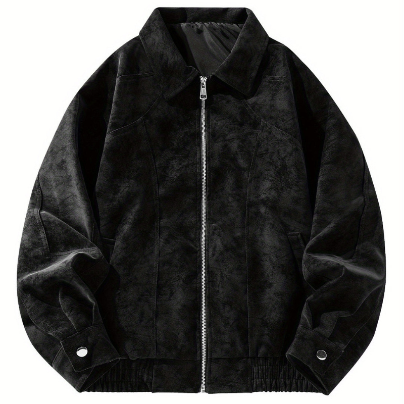 Winterjas Heren | Vintage Bomberjas | Met Ritssluiting & Raglanmouwen