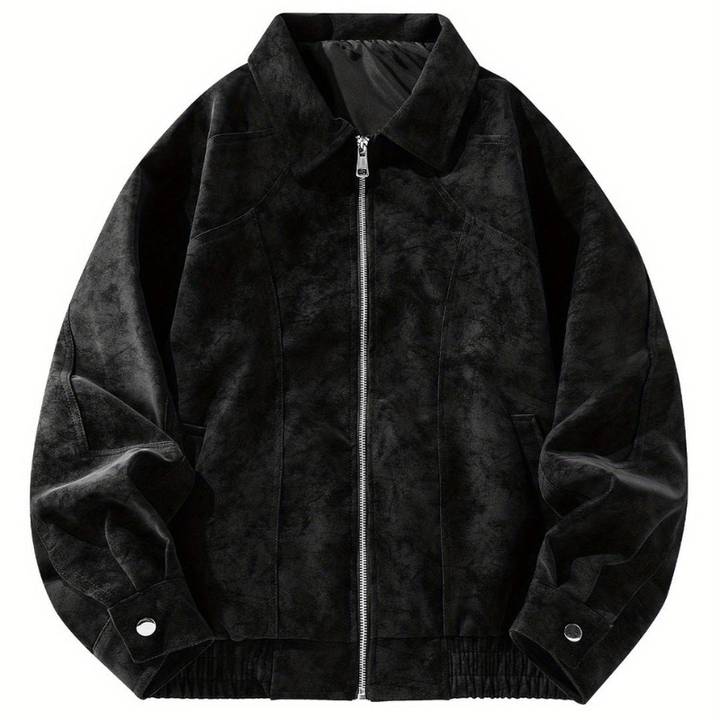 Winterjas Heren | Vintage Bomberjas | Met Ritssluiting & Raglanmouwen