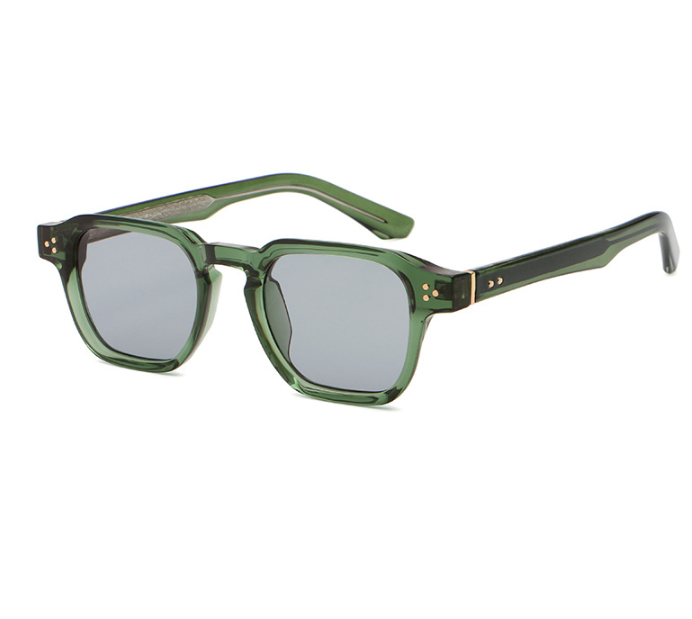 Heren Zonnebril | Transparant Montuur | Gradient Glazen | Zomer