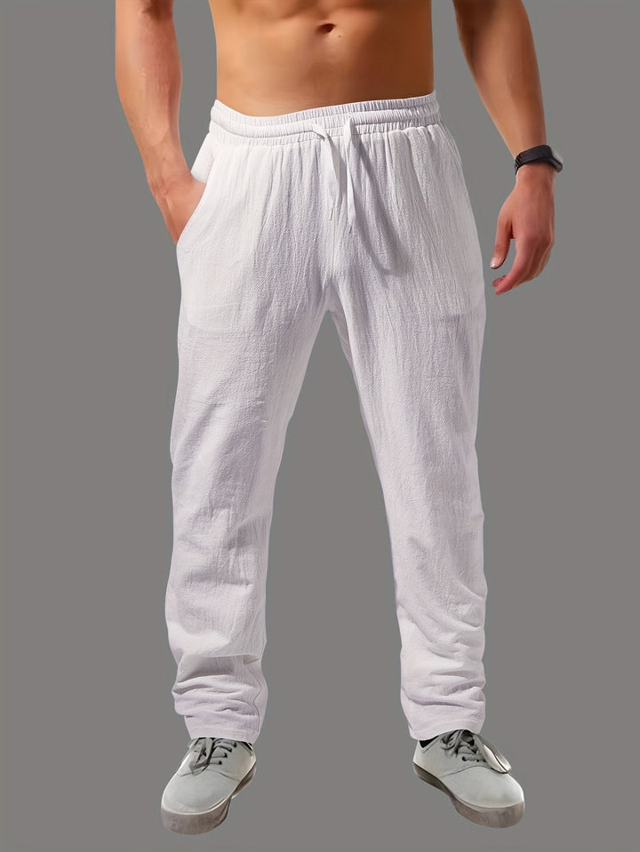 Heren Broek | Straight | Met Trekkoord | Zomer