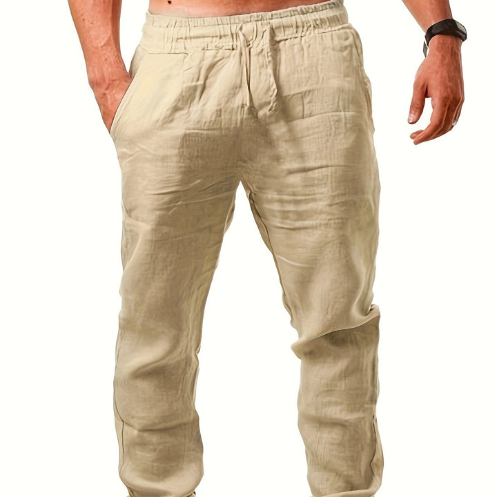 Heren Broek | Tapered | Trekkoord | Zomer