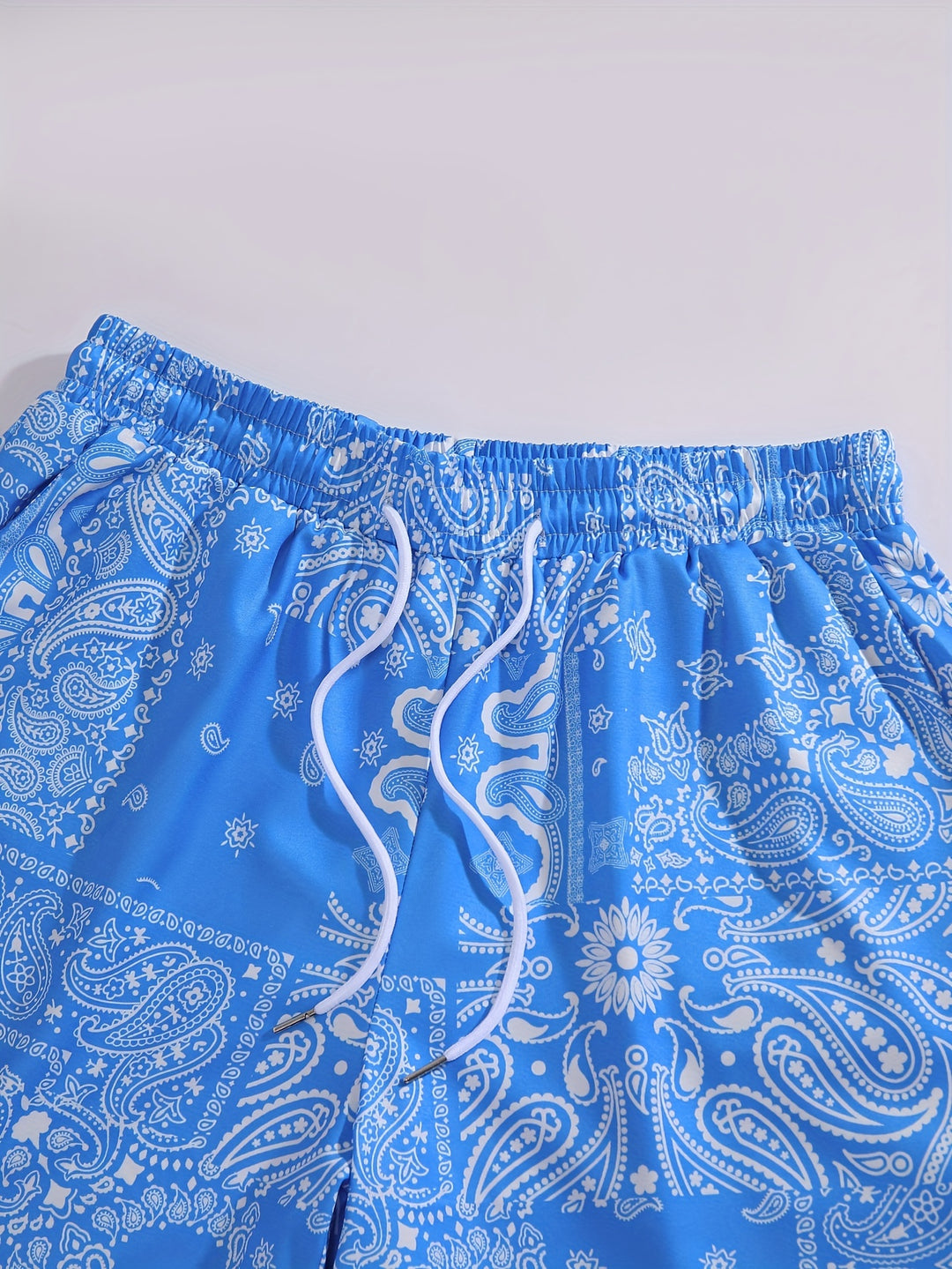 Herenshorts | Paisley Print | Zomers & Trendy | Lichtgewicht Polyester