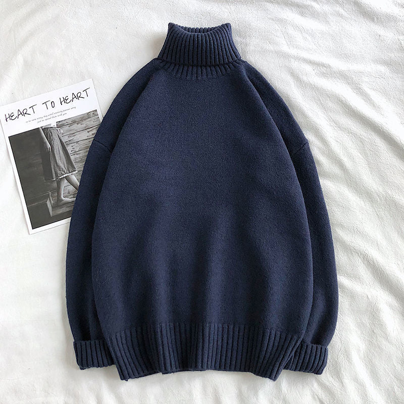 Truien Heren | Gebreide Casual Coltrui | Losse & Warm