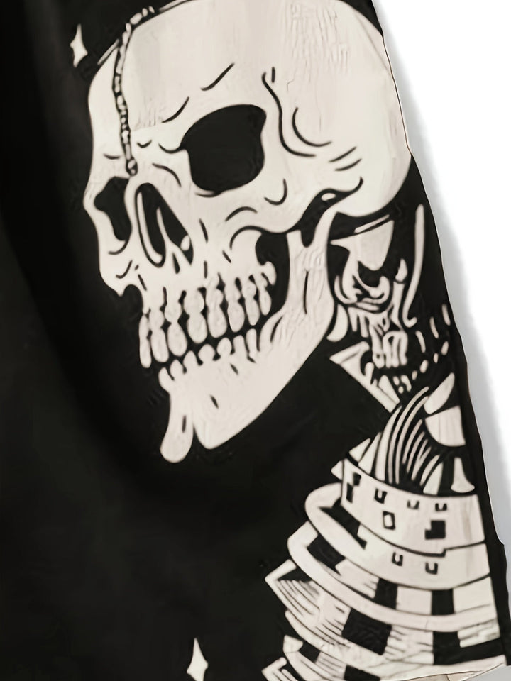 Herenshorts | Schedelprint | Casual & Comfortabel | Premium Polyester