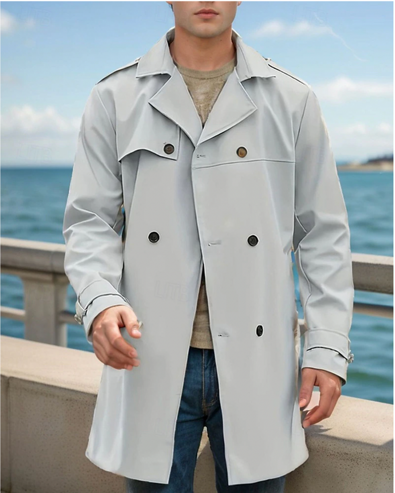 Klassieke en unieke Trenchcoat voor heren met iconische stijl en ultiem comfort | Brent