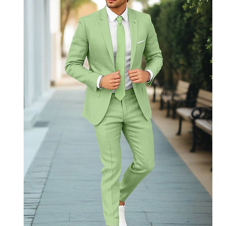 Heren Pak | 2-Delige Set & Slim Fit | Zakelijke Look