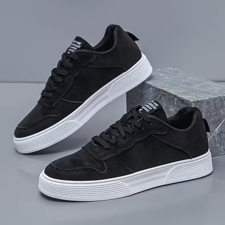 Heren Sneakers | Stijlvol & Veelzijdig | Ademend & Duurzaam | Zwart