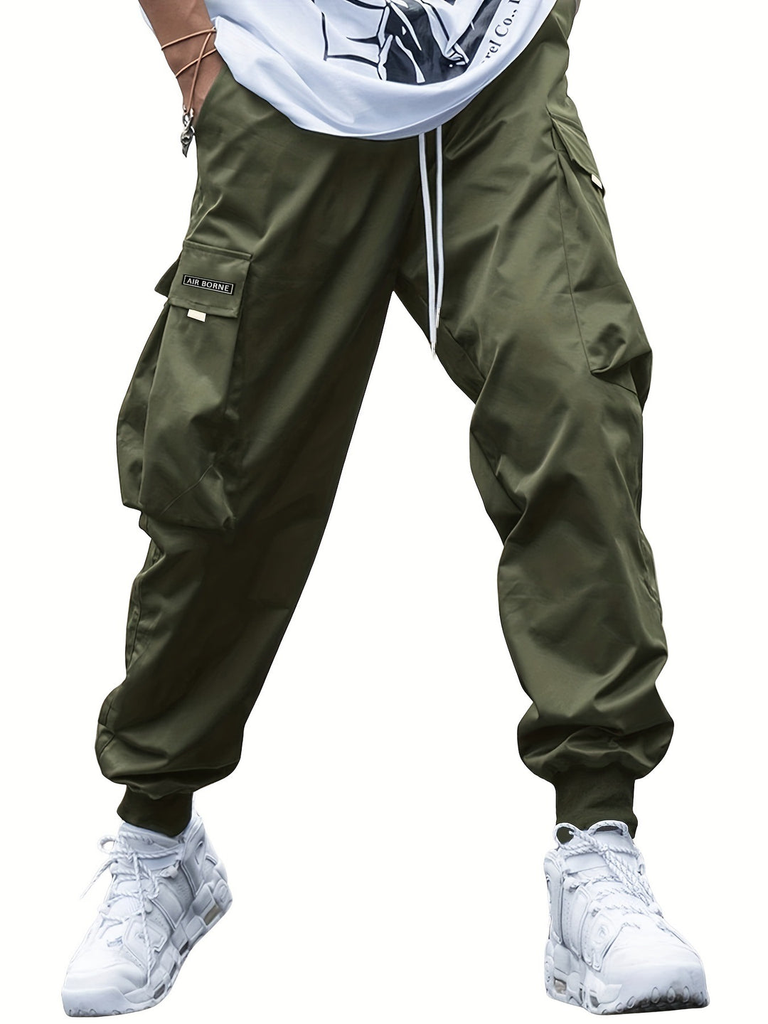 Heren Cargo Broek | Lichtgewicht & Casual Stijl | Meerdere Zakken | Polyester