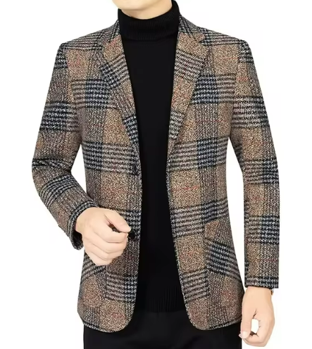 Geraffineerde Slim-Fit Blazer voor heren met moderne elegantie en tijdloos ontwerp | Daan
