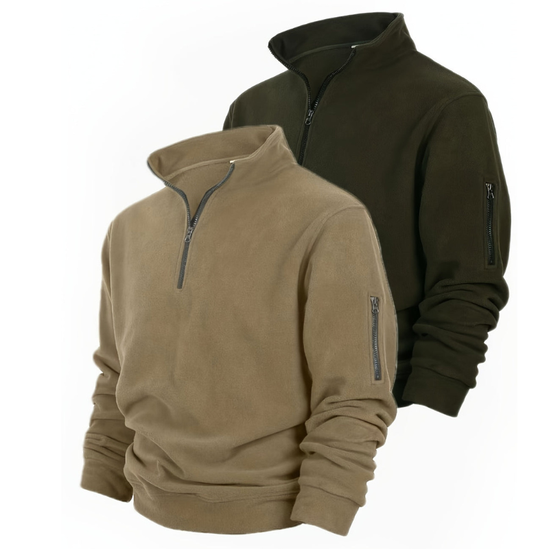 Truien Heren | Half-Zip | Comfortabel & Casual | Effen Design