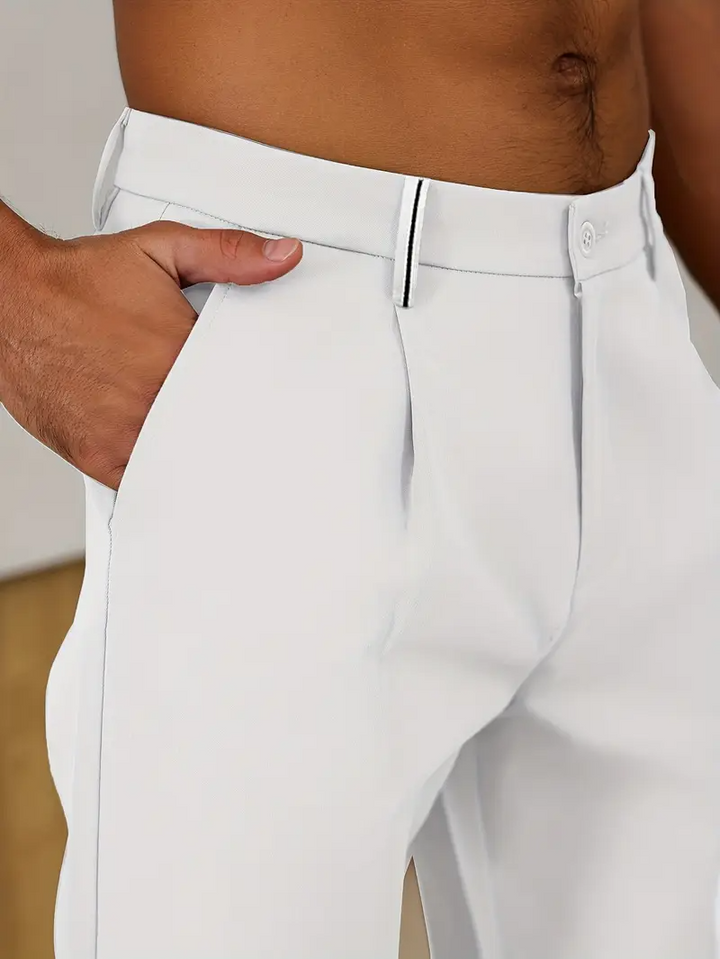 Elegante zakelijke herenbroek met comfortabele pasvorm en moeiteloos raffinement | Thomas