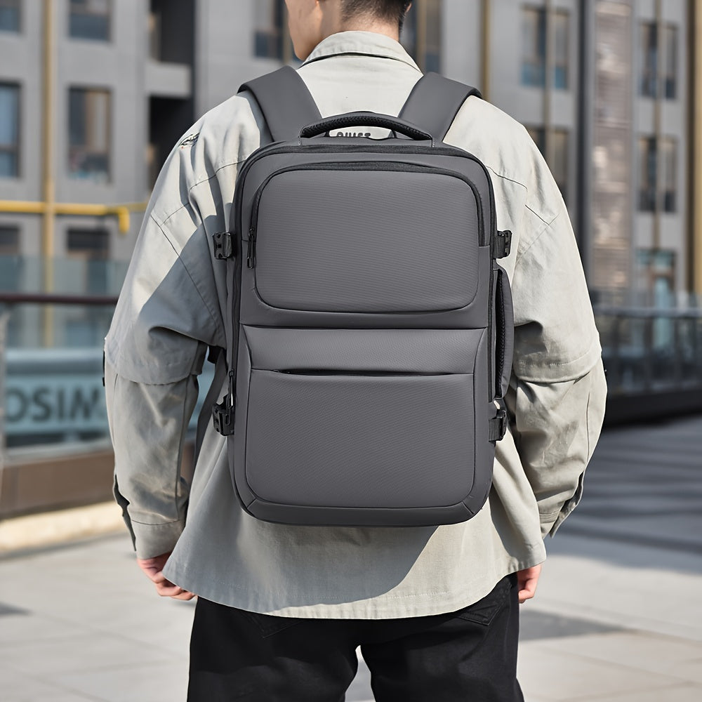 Heren Rugzak | Strak Minimalistisch Design | Duurzaam Nylon & Laptopvak | Voor Werk, School & Reizen