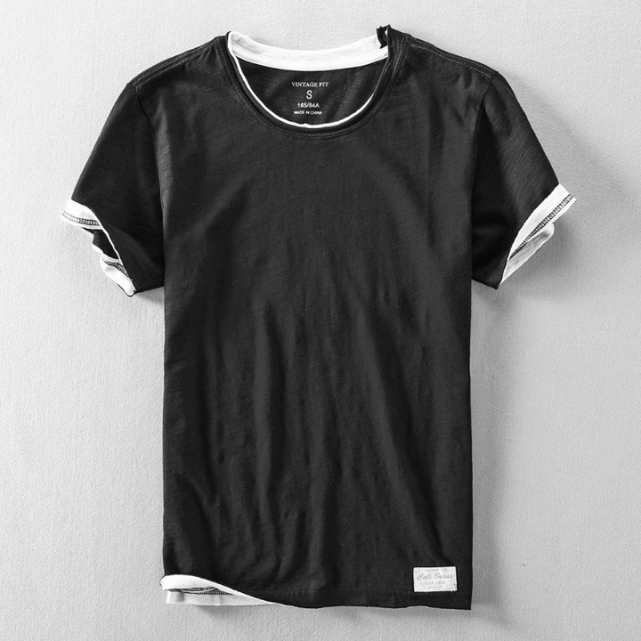 Heren Top | Slimfit | Korte Mouw | Zomer
