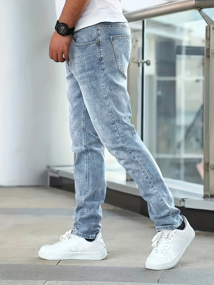 Heren Casual Jeans | Medium Stretch & Klassiek Design | Denimbroek