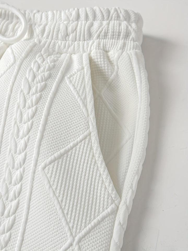 Heren Trainingspak | Modern & Gezellig | Gebreide Capuchon & Joggers