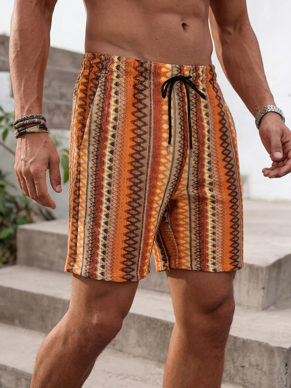 Heren Short | Retro | Trekkoord | Zomer