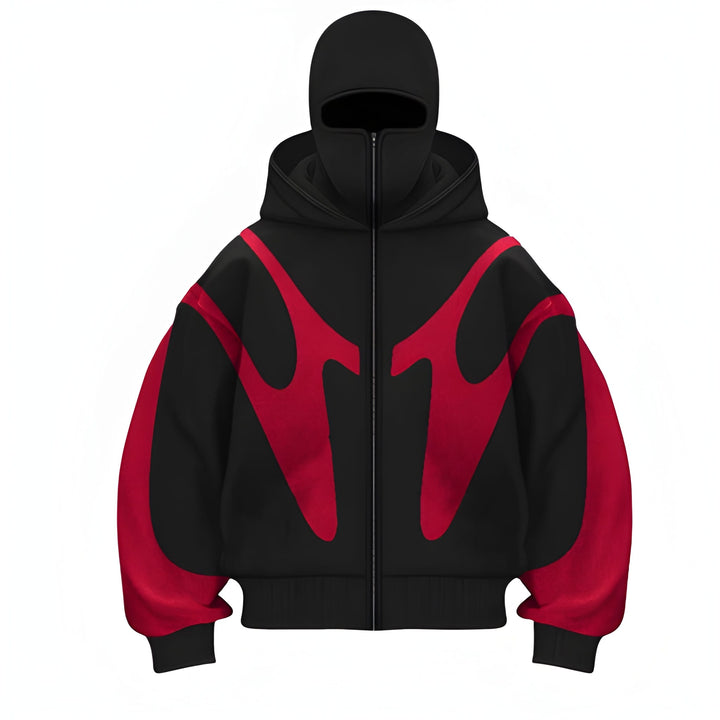 Hoodie met Volledige Rits | Uniek Design | Warme Kleding