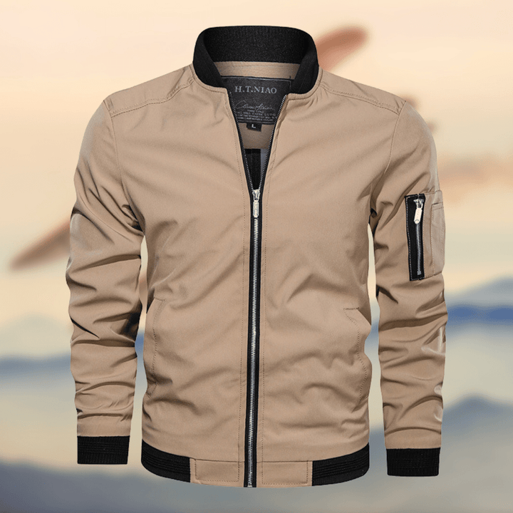 Heren Bomberjack | Basic Stijl | Comfortabel & Modieus | Polyester