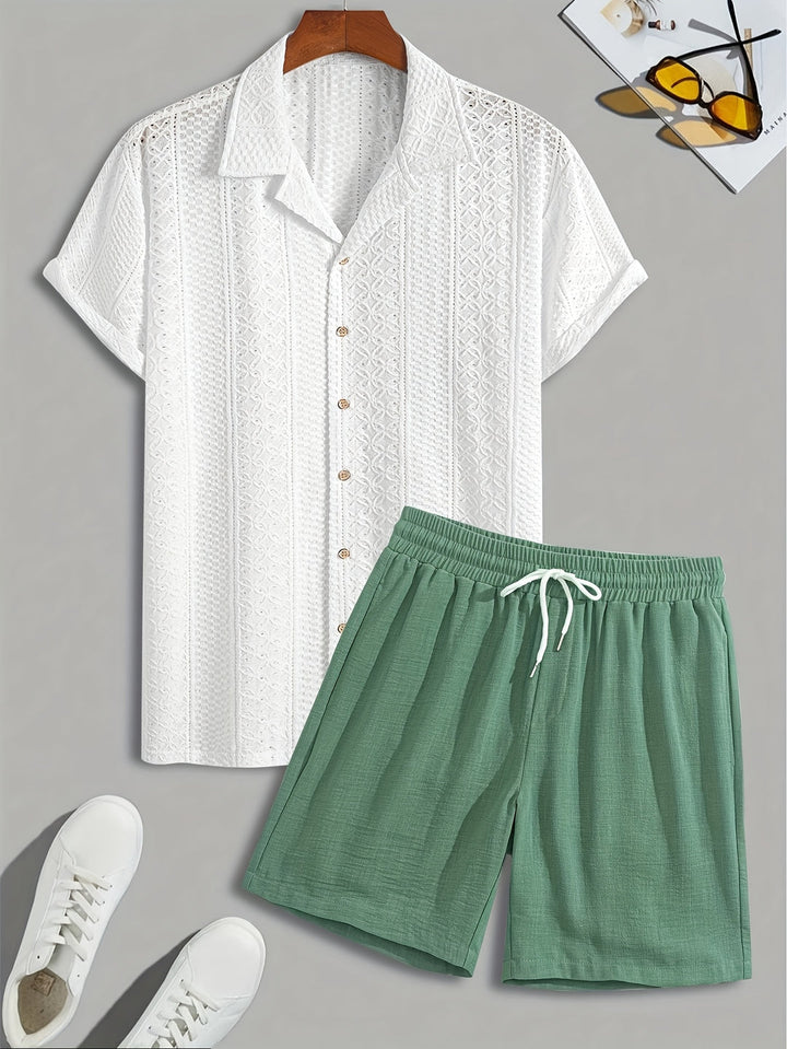 Heren Set | Straight | Met Knoopjes | Zomer