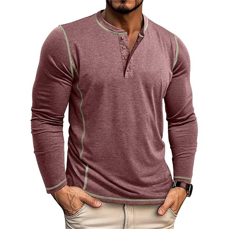 Heren Shirt | Slimfit | Lange Mouw Met Knoopjes | Herfst